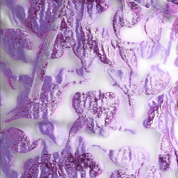 Purple floral dress - Picture 5 of 8